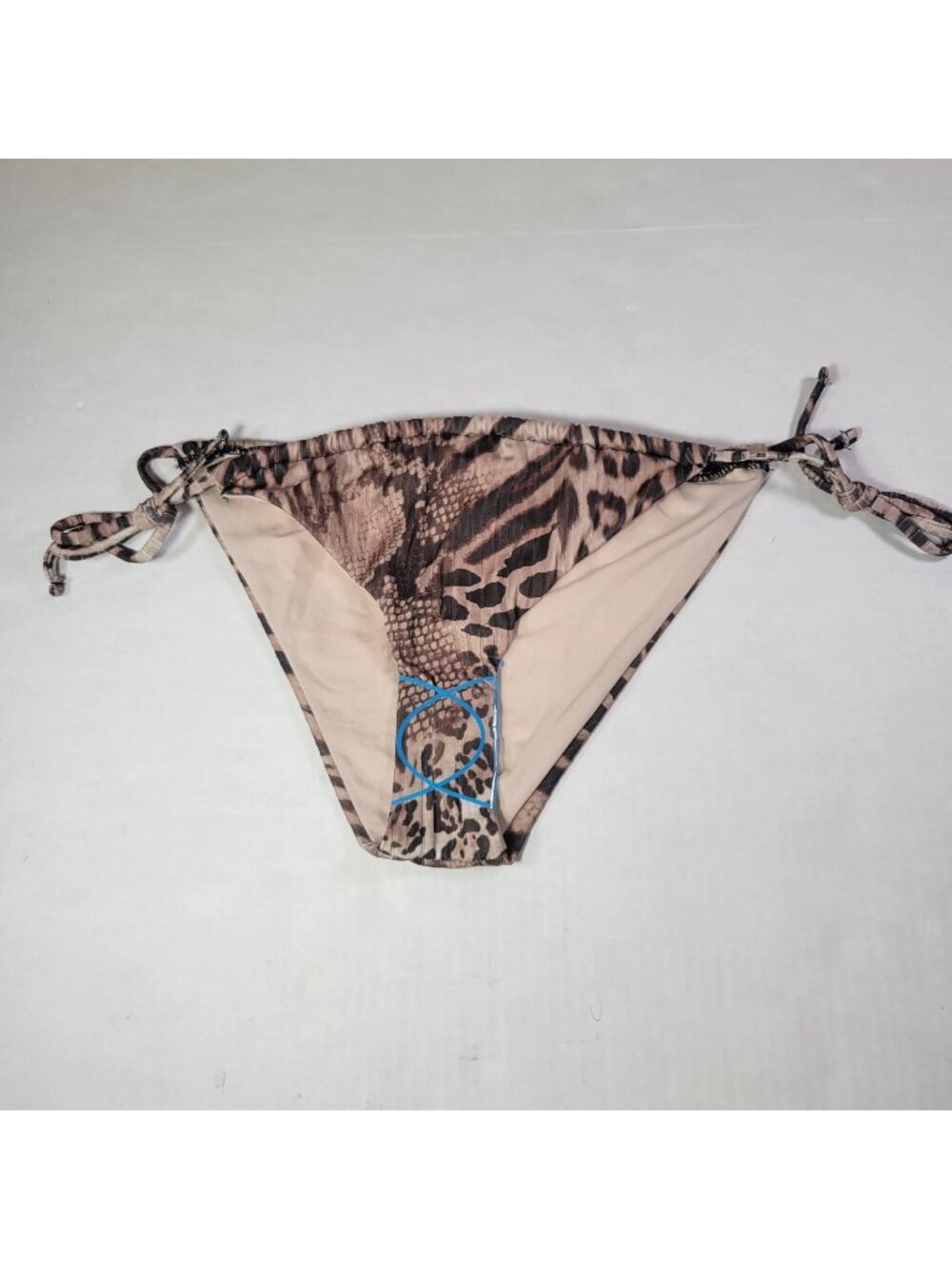 ASOS Design Women Leopard Print Bikini Bottoms Swimwear Size 0